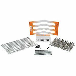 Extreme Max 5001.5469 96-stud Track Pack With Round Backers - 1.25" Stud Length