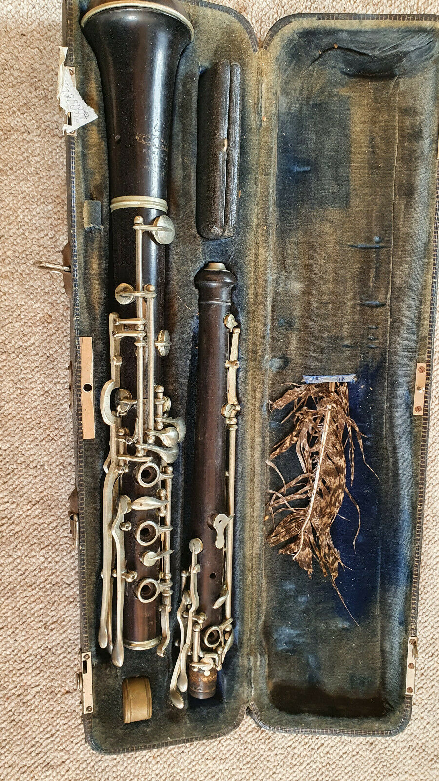 Nice Old / Historic Oboe / Hautboy "v. Kohlert Söhne Graslitz"