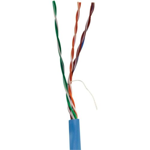 Vericom Vericom Cat-5e Utp Solid Riser Cmr Cable, 1,000ft (blue)