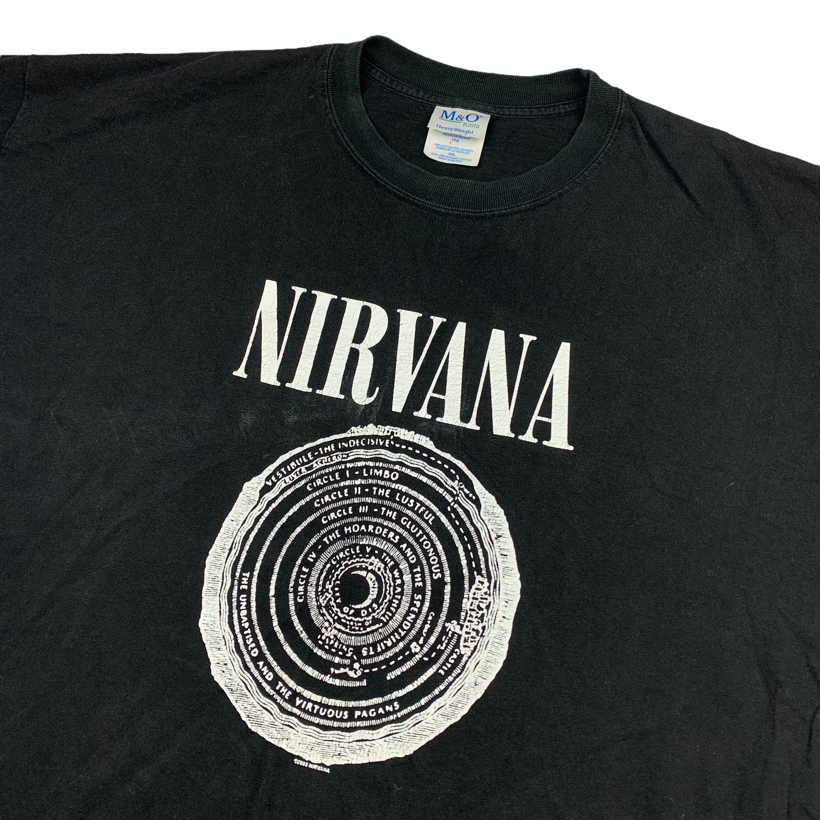 Nirvana Vestibule 7 Circles Of Hell 2003 Men's S/s Graphic T-shirt Black • 2xl