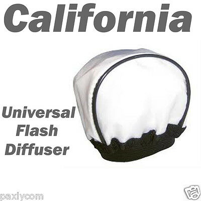 Universal Flash Bounce Cloth Diffuser Soft Box Olympus Sigma,off-camera White